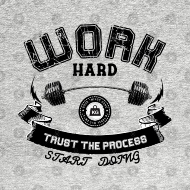 Work hard logo by ZM1